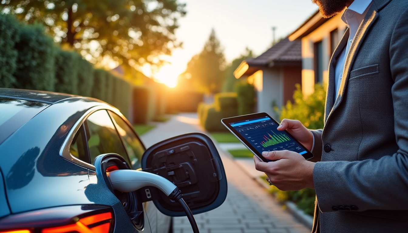 Illustration: Comprendre la durée d’amortissement liée à une borne de recharge électrique