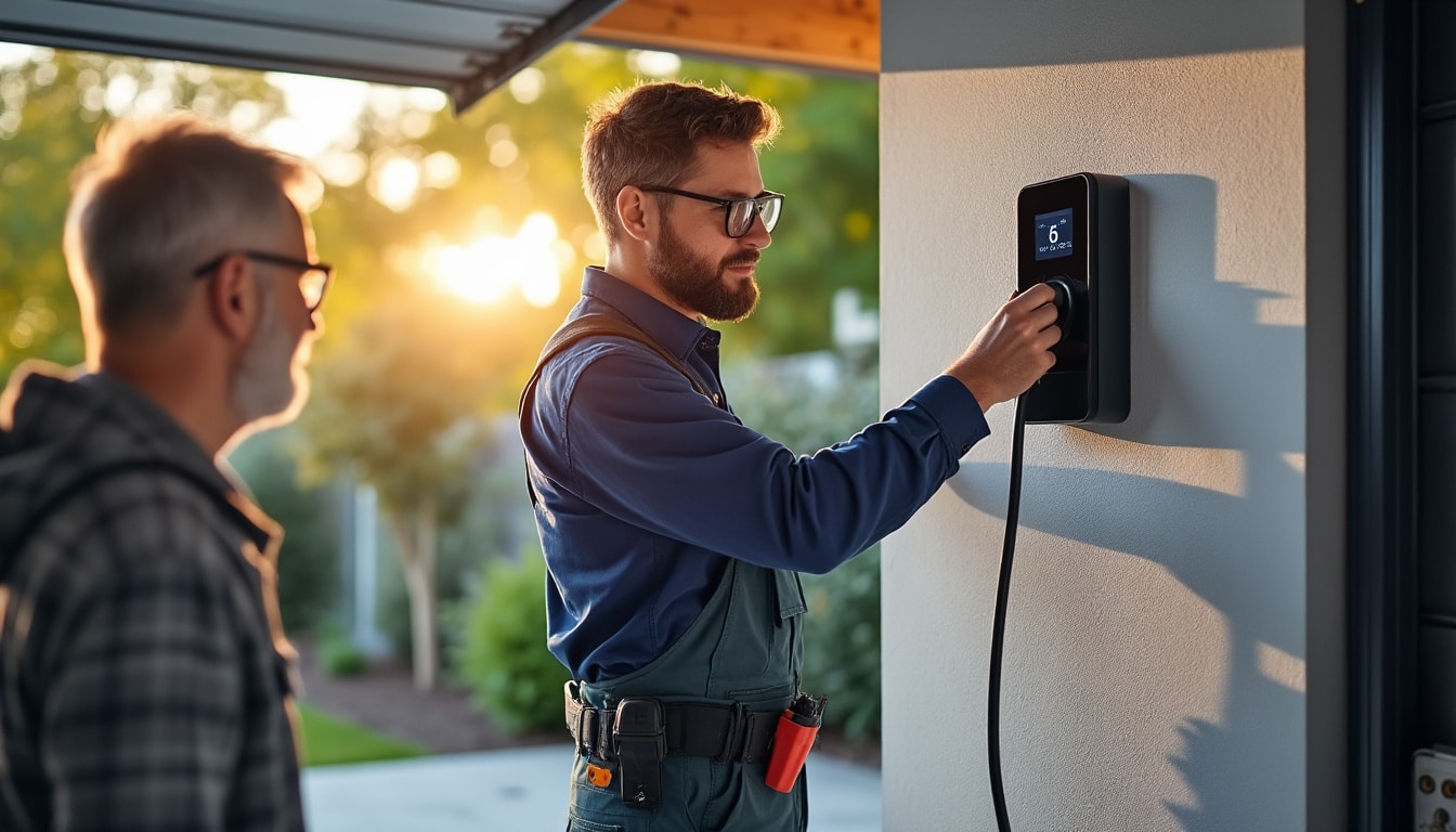 Illustration: Bien comprendre l’installation d’une borne pour recharge à domicile