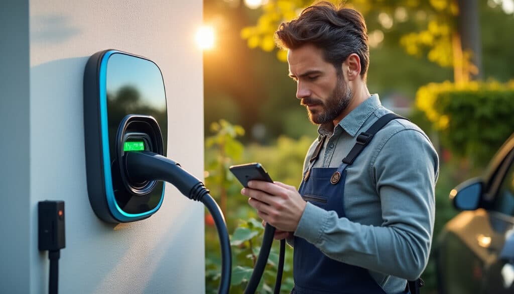 Installation de borne de recharge électrique à domicile : guide complet