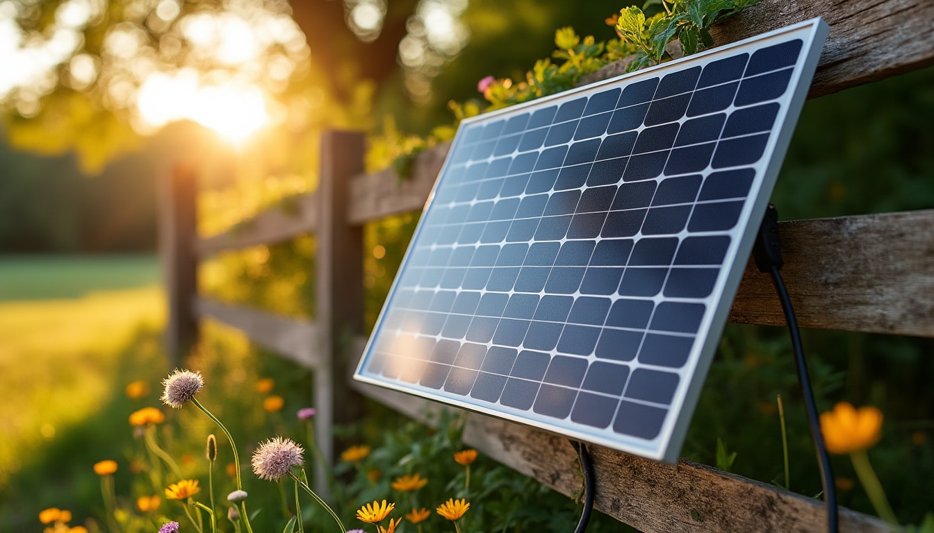 Panneau solaire pour la clôture électrique : autonomie et écologie