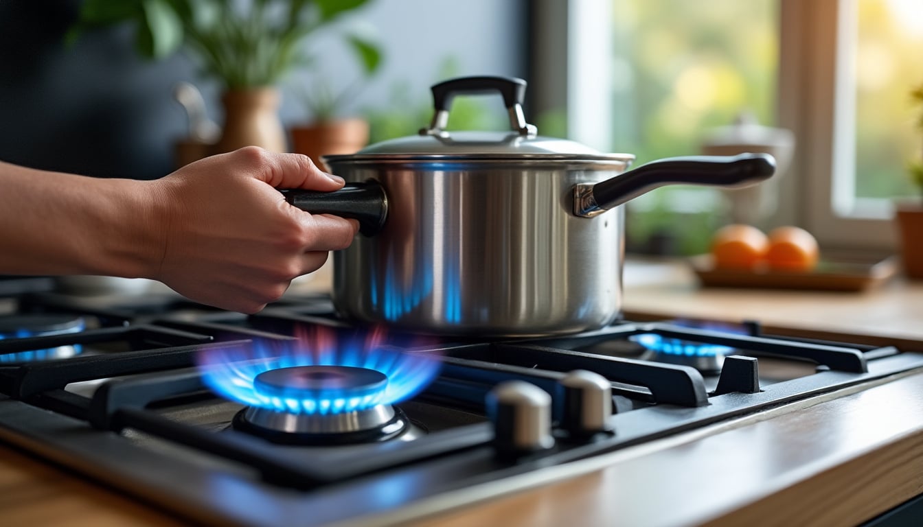 Plaque de cuisson au gaz de ville : performance et économies garanties