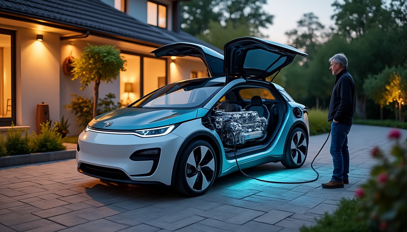 Illustration: Comprendre le principe d’une voiture hybride rechargeable