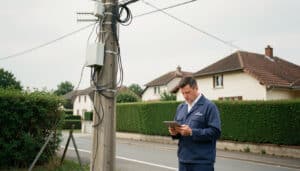 Poteau téléphonique endommagé : qui contacter ?