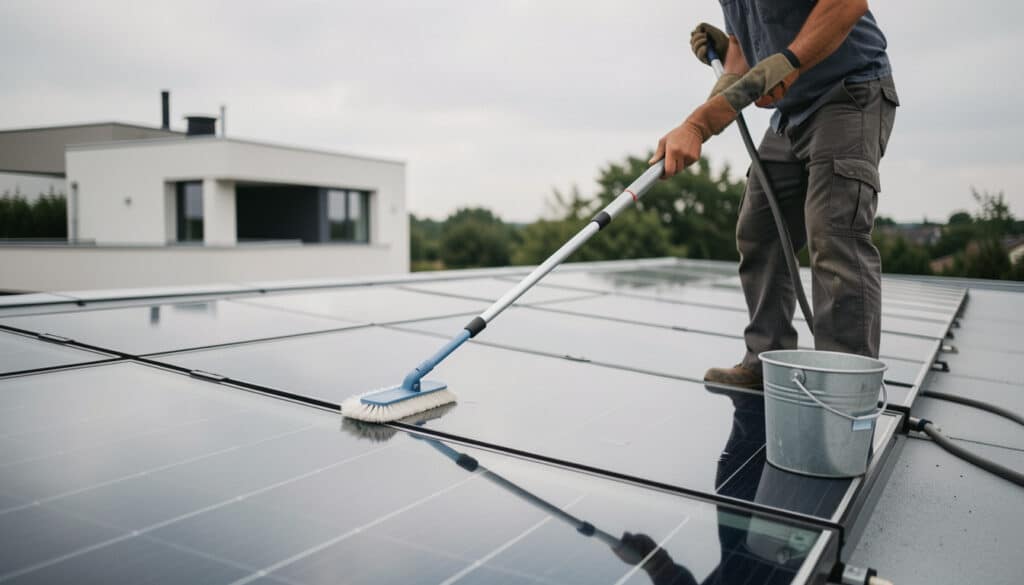 Quelle brosse choisir pour nettoyer des panneaux solaires