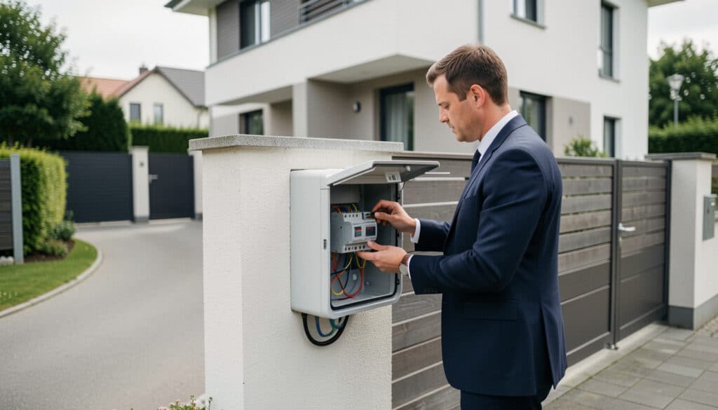 Coffret Enedis en limite de propriété : rôle et pose
