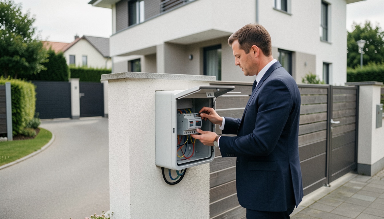 Coffret Enedis en limite de propriété : rôle et pose