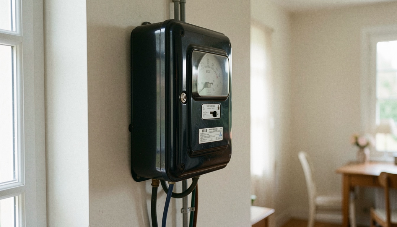 Ancien compteur EDF noir : risques et remplacement